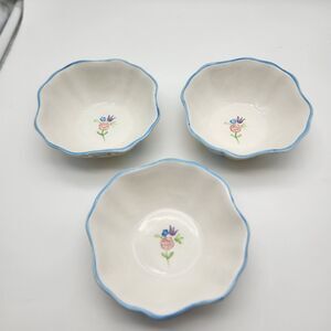 Amelie Julia Bullmore Castle & Cottage Set Of 3 Desert Bowls
